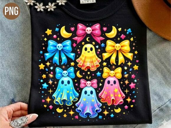 Cute Pastel Halloween Ghost PNG