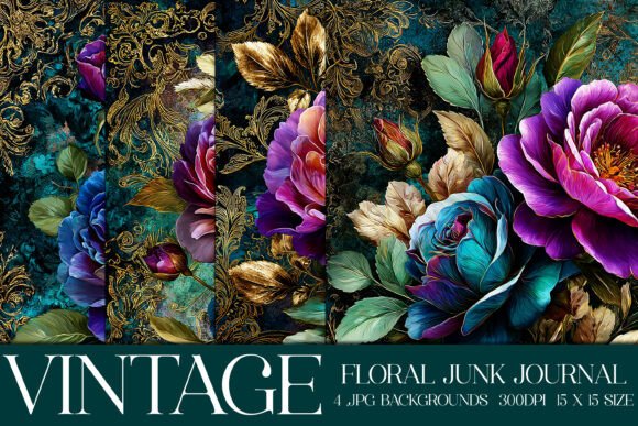 Elegant Floral Backgrounds, S39: A Review for Digital and Print Crafters