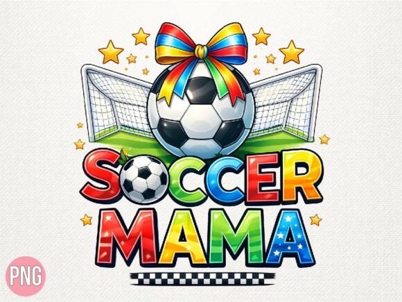 Elevate Your Creative Projects with the Cute Soccer Mama Sports Game Shirt PNG