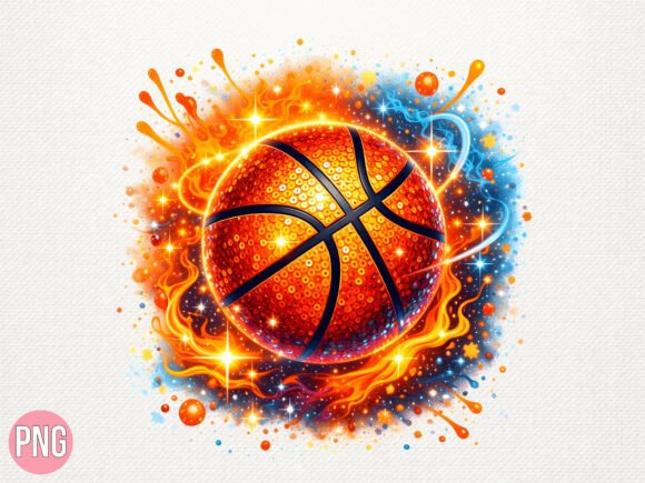 Fire Basketball Sublimation Shirt PNG: A Guide for Creators and POD Sellers