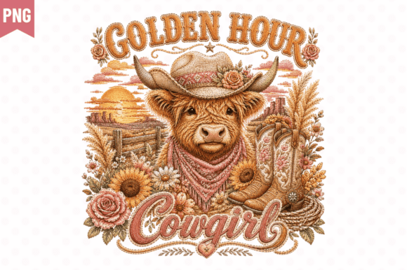 Golden Hour Cowgirl Faux Yarn PNG Design: A Practical Guide for Creators and Small Business Owners