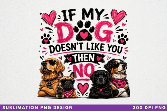 If My Dog Doesn’t Like You Then No PNG