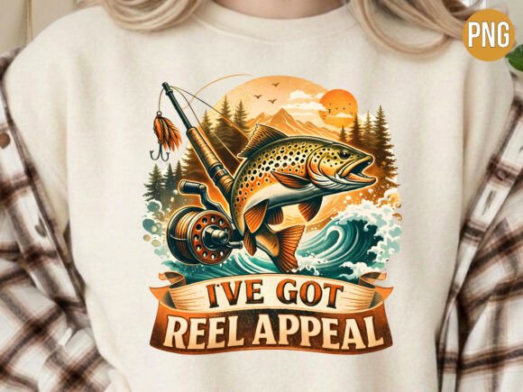 I’ve Got Reel Appeal Fishing Gift PNG