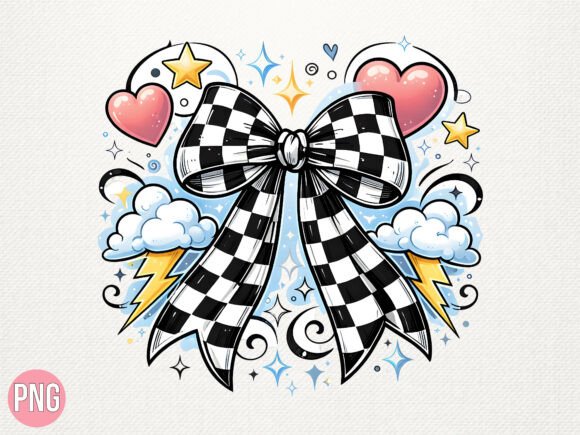 Mastering the Retro Coquette Checkered Bow Design PNG for Professional Results